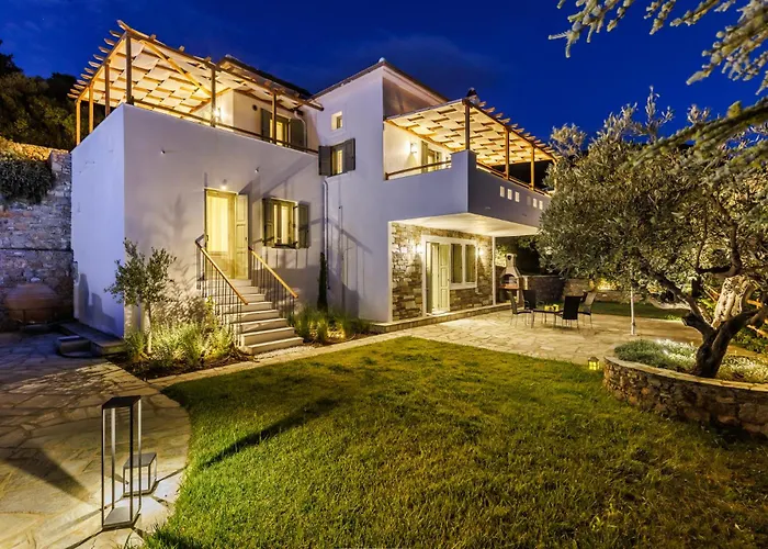 Kohili - Elevated Sea View Living Villa Skopelos Town